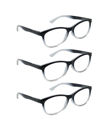 One Power Auto focus Reading Glasses Readers, Dial Vision Auto Adjust Eye Glasses Flex Clear Focus Optic .5-2.5x Strength