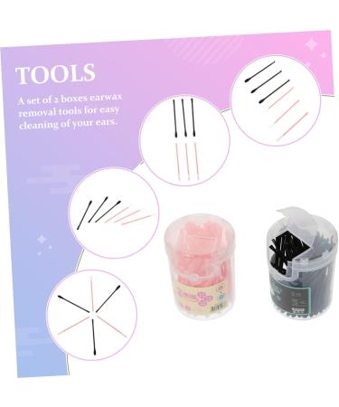 Ipetboom 200pcs Double-Headed Ear Cotton Swabs Assorted Ear Wax Removal Tools for Home Use Sticks Random Style - Buy Online on GoSupps.com