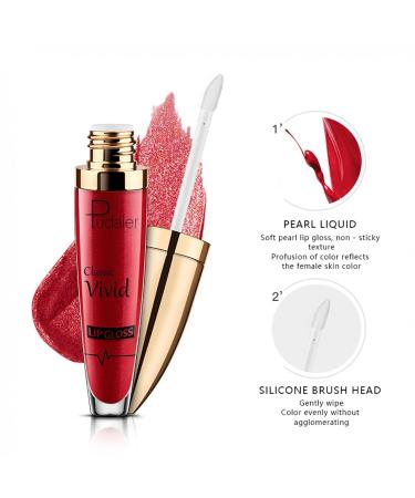 ZITIANY Glitter Liquid Lipstick - Colorful Diamond Shiny Long Lasting Lipstick - 1 Fl Oz - Non-Stick Cup, Smooth & Soft - Lip Glaze Gift for Women & Girls - Buy Online on GoSupps.com