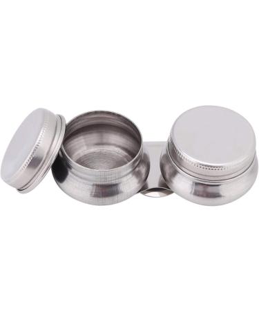 Large Mouth Double Dipper Palette Cup - Artists Metal Container with Lid for Oil Paint, Megilp, and Turpentine Solvent - Clip On Design - Buy Online on GoSupps.com