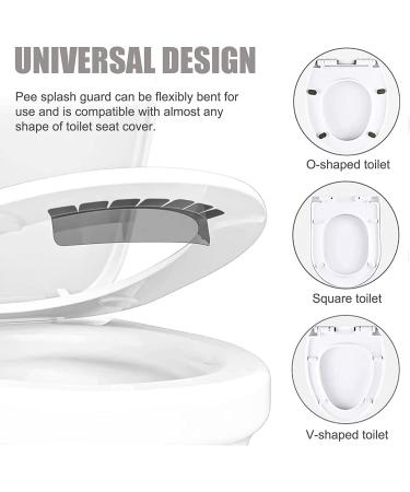 2PCS Magoog Pee Guard - New Model for Adults, Elderly, Disabled, Potty-training - Prevent Pee Splash with Toilet Guard (Black) - Buy Online on GoSupps.com