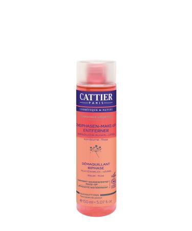 Cattier two-phase make-up remover for sensitive skin natural cosmetics 150 ml