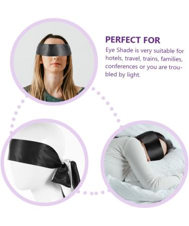 Buy GLEAVI 4 Pcs Satin Eyeshade Sleeping Mask | Comfortable Blackout Eye Masks for Travel & Sleep | Silk Decorative Eye Cover - Buy Online on GoSupps.com