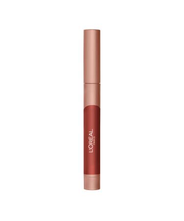 L'Oreal Paris Infallible Matte Lip Crayon  Flirty Toffee (Packaging May Vary) Flirty Toffee 1 Count (Pack of 1)