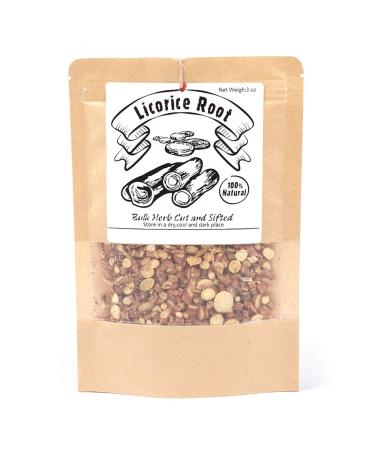 EidolonGreen China Medicinal Herb Licorice Root Tea(Sweet Root/ /Gancao/ /Glycyrrhiza glabra L.) Dried Bulk Herbs 3Oz (88g) - Buy Online on GoSupps.com