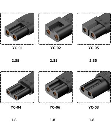 ZBIianxer Professional Type C Power Adapter Charger - Replacement Charging Head for Shaver - Universal Type C Shaver Charger Adapter - Buy Online on GoSupps.com