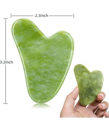Premium Natural Jade Gua Sha Facial Tools for Face & Body | Enhance Your Beauty Ritual - Buy Online on GoSupps.com