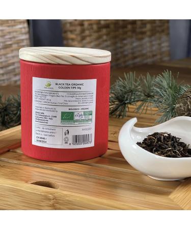 Th rouge (noir) BIOLOGIQUE Golden Tips Th chinois de haute qualit Sachet de 250g TEA SOUL