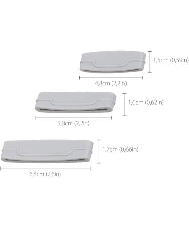 Mygadget 3x Tube Squeezer Set | Universal Tube Expressor for Toothpaste Creams & Cosmetics | Gray Press Tube Squeezer - Perfect for All Tube Sizes - Buy Online on GoSupps.com