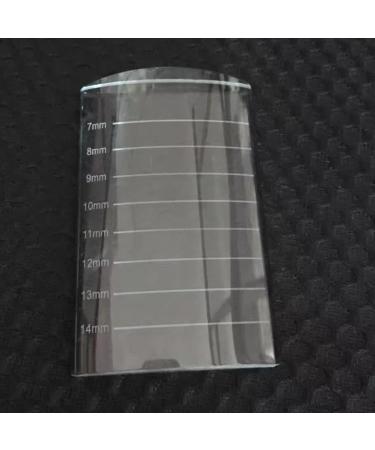 Frcolor Clear Glass U Curved Eyelash Stand Palette Holder - Large Volume for Eyelash Extensions | International Shipping Available - Buy Online on GoSupps.com