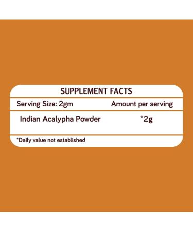 Organic Kuppaimeni Powder 100g - Indian Acalypha | Nettle Leaves Powder - Buy Online on GoSupps.com