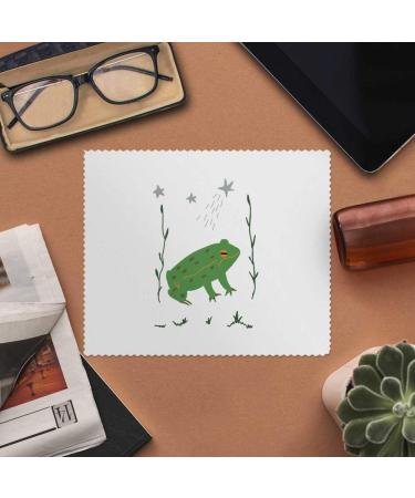 Buy Azeeda Frog Under a Shooting Star Microfiber Cleaning Cloths - 2 Pack for Effortless Cleaning | International Shipping Available - Buy Online on GoSupps.com