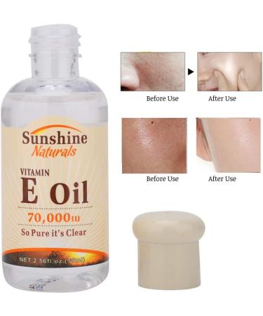 Cosmetics Vitamin E Essence Oil Whitening Moisturizing Skin Care Nourishing Moisturizes Face and Skin (75ml Black Bottle for Night) - Buy Online on GoSupps.com