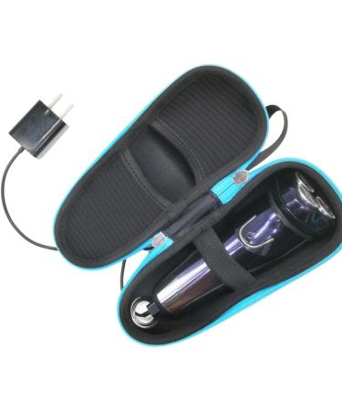 Frcolor Electric Shaver Travel Bag - Fabric Razor Case - Portable Storage Organizer - Digital Blue 18x8cm - Buy Online on GoSupps.com