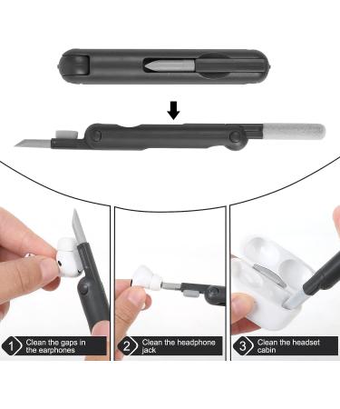7-in-1 Electronic Cleaner Kit - Portable Cleaning for Airpods, Laptop, Keyboard - Light Grey - Buy Online on GoSupps.com
