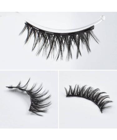 KOMAL S BEAUTY 3D Magnetic Eyelashes - Reusable Up to 10 Times with Black Eyelash Liner | International Shipping Available - Buy Online on GoSupps.com