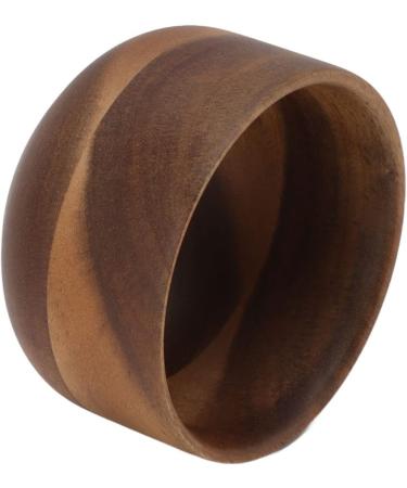 Qukaim Wooden Shaving Bowl for Men - Burr Free Compact Shaving Cream Cup for Home & Salon Use - Buy Online on GoSupps.com