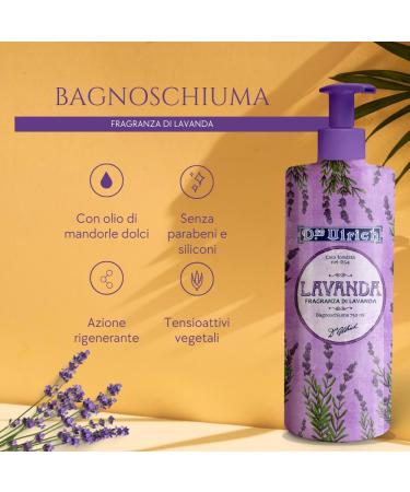 Ulrich Bubble Bath Lavender Sweet Almond Oil & Lavender Essential Oil - PEG Parabens Silicones Free 750ml - Buy Online on GoSupps.com