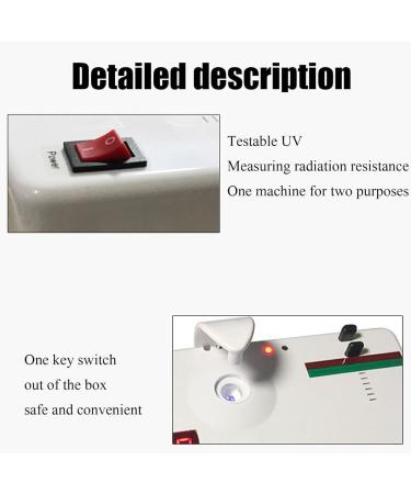 Photochromic Lens Tester Multifunctional UV Lens Tester Anti-Ultraviolet Testing Machine Anti Radiation Transmittivity Detector Adjustable Numerical Wavelength and Alert Reminder - Buy Online on GoSupps.com