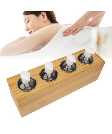 Buy 4 Bottles Massage Oil Heater | Electric Heat Therapy Massager - Constant Temperature for Therapists & Spa (EU Connector) - Buy Online on GoSupps.com