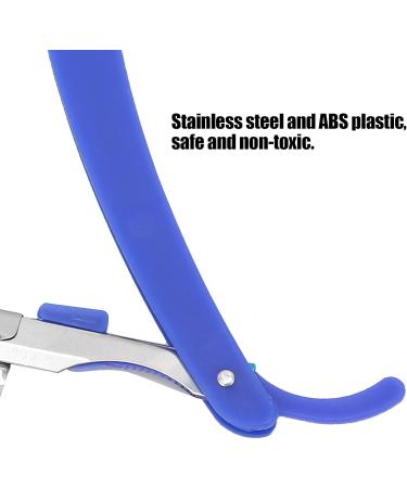 Foldable Eyebrow Holder - Stainless Steel Manual Razor Tool for Precision Beard & Facial Grooming | Barber & Hairdresser Essential - Buy Online on GoSupps.com
