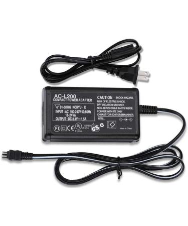 AC-L200 AC Power Adapter Charger for Sony Handycam DCR-SX40/45/60/63/85 & DCR-SR42/45/68 - Buy Online on GoSupps.com