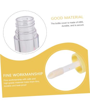  SKISUNO 10 Pieces Lip Gloss Travel Bottles Travel Bottles Lip Gloss Tubes Bulk Empty Refillable Lip Balm Pink Containers Clear Lip Glosses Lip Oil Bottles Lip Balm Tubes Plastic Yellow - Buy Online on GoSupps.com