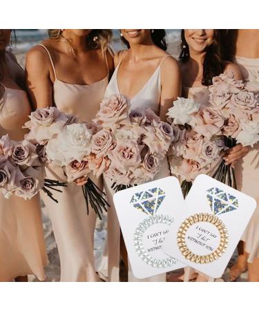 Bridesmaid Gift Set - 8 Coil Hair Ties with Proposal Card | Bachelorette Party Favors and Bridal Shower Gifts | Bride Tribe Maid of Honor Gift - 8 Pack - Buy Online on GoSupps.com