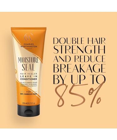 Charles Worthington Moisture Seal Hair Healer Leave-In Conditioner 200 ml - For Dry and Frizzy Hair, No-Rinse Treatment for Smoother Hair - Buy Online on GoSupps.com