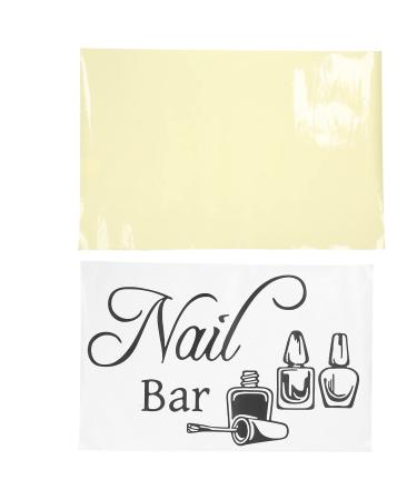 Nail Art Wall Sticker Durable Stylish 56x35cm Waterproof Nail Art Polish Wall Sticker PVC Vinyl for Nail Art Salon Wall Sticker for Shop Window Sticker