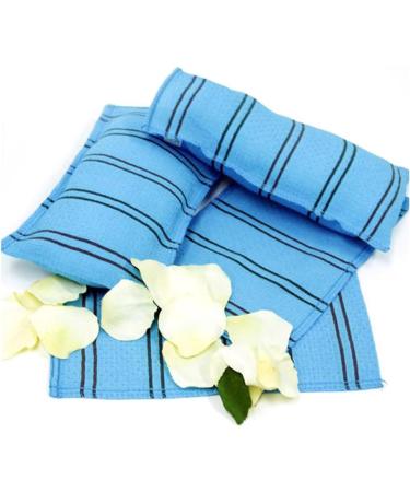 Buy (10 Pack) SongWol Korean Beauty Skin Exfoliating Gloves - Large Bath Towel Scrub Wash Clothes - Made in Korea - Blue for Smooth Skin - Buy Online on GoSupps.com