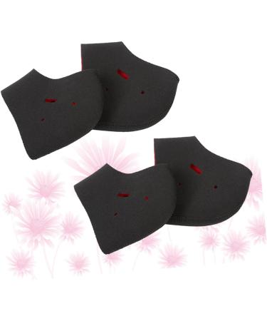 minkissy 2 Pairs Toeless Socks Anti Crack Socks Silicone Heel Socks Cracked Heels Socks Moisturizing Heel Socks Dry Feet Socks Moisturizing Heel Sleeves Foot Spa Socks Anti-Crack Toe Socks 11*10cm - Buy Online on GoSupps.com