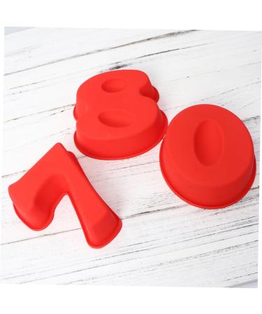 MAGICLULU Silicone Ice Cream Mold 18 Pcs Celebrity 3D Chocolate Mold Silicone Letter Molds mediumx2pcs - Buy Online on GoSupps.com