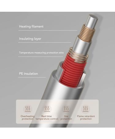 Buy 70.9 Electrical Heating Blanket - 220V Ceiling Heater with One-Key Control for Bedrooms (200x180 cm 180W) | Fast International Shipping - Buy Online on GoSupps.com