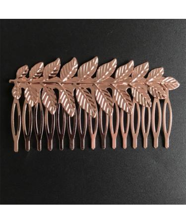 Minkissy 3-Piece Wedding Hairpin Set - Decorative Leaf Bride Accessories in Gold Silver & Rose Gold - Buy Online on GoSupps.com