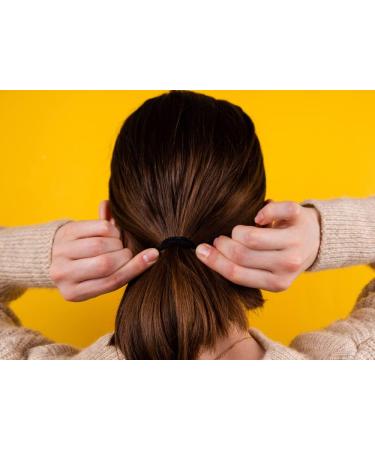 WROLY Hair Bands: 50-Pack Elastic Hair Bands for Women and Girls - Ponytail Holders, Hair Bobbles, Hair Ties - 4mm Hairbands - Buy Online on GoSupps.com