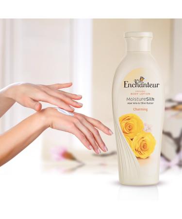 Enchanteur MoistureSilk Perfumed Body Lotion Charming - Hydrating and Luxurious - Buy Online on GoSupps.com