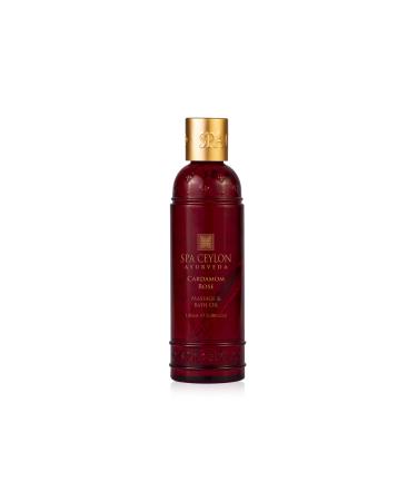 Spa Ceylon Cardamom Rose Massage & Bath Oil for Soothing Body Ritual | Natural Massage Oil | Body Oil Massage| Professional Massage Oil | Oil for Massage Therapy