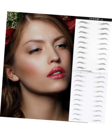 DOITOOL 4 Sheets Authentic Eyebrows Stickers Eyebrow Makeup Tools Eyebrow Stickers 3d Patch Water Proof - Buy Online on GoSupps.com