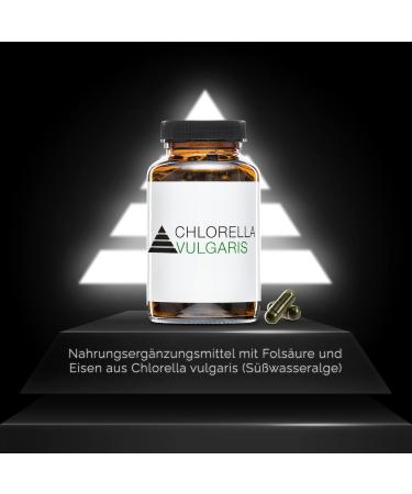 YPSI Chlorella Vulgaris Capsules | Vegan Micro Algae with Folic Acid & Iron | 200 Count - International Shipping Available - Buy Online on GoSupps.com