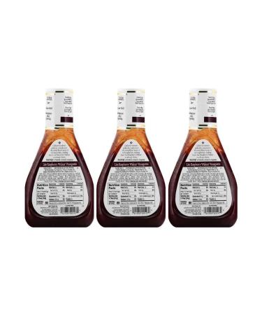 Ken's Steak House Lite Raspberry Walnut Vinaigrette 16 Fl Oz - Pack of 3 | Delicious Salad Dressing - Buy Online on GoSupps.com
