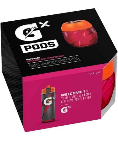 Gatorade GX Strawberry Raspberry Pods 3.25oz (16 Pack) - Convenient Fuel for Athletes - Buy Online on GoSupps.com
