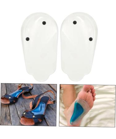NOLITOY Women's Silicone Heel Pads - 5 Pairs of Invisible Foot Protectors Double Inserts for Comfort & Support - Assorted Colors 10.9X5.7X1CM - Buy Online on GoSupps.com