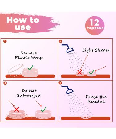 RoseFlower Shower Steamers Aromatherapy Set of 12 Natural Bath Bombs with Lavender/Rosemary/Jasmine/Rose/Grapefruit etc Scents for Home Spa Birthday Anniversaries Gift for Women Men #3 - Buy Online on GoSupps.com