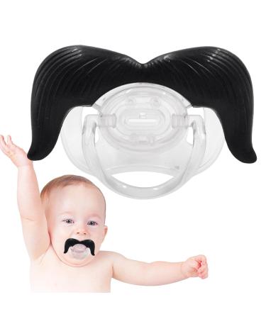 Fowybe Newborn Pacifier | Cute Corded Beard Design - Perfect Baby Shower Gift for Boys & Girls - Buy Online on GoSupps.com