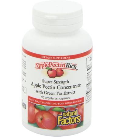 Natural Factors ApplePectinRich Super Strength - 90 vegicaps - Buy Online on GoSupps.com