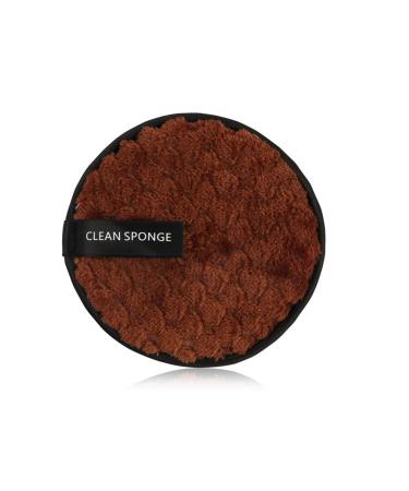 Artifun make -up removal pads make -ups microfiber reusable slurry pads makeup remover pads washing you clean the sponge (brown)