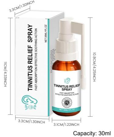 Medilisk Tinnitus Relief Spray 30ml Tinnitus Relief for Ringing Ears Ear Spray for Tinnitus Treatments Portable Medilisk Ear Spray for Adults Effective Ear Wax Removal Spray(1piece) - Buy Online on GoSupps.com