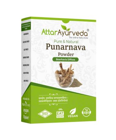 Attar ayurveda Punarnava Powder Contain Fiber and Pectin for Kidney Rejuvenation 100% Pure and Natural no Preservative Vegan Friendly Non-GMO 250gm - Buy Online on GoSupps.com