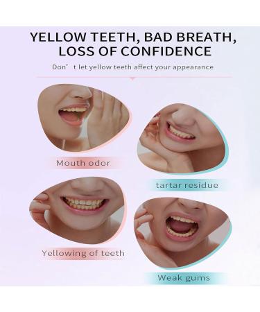 2pcs Niacinamide Whitening Toothpaste Niacinamide Toothpaste Intensive Whitens Teeth Protects Tooth Enamel Freshens Breath 24 Hours Natural Stain Removal - Buy Online on GoSupps.com